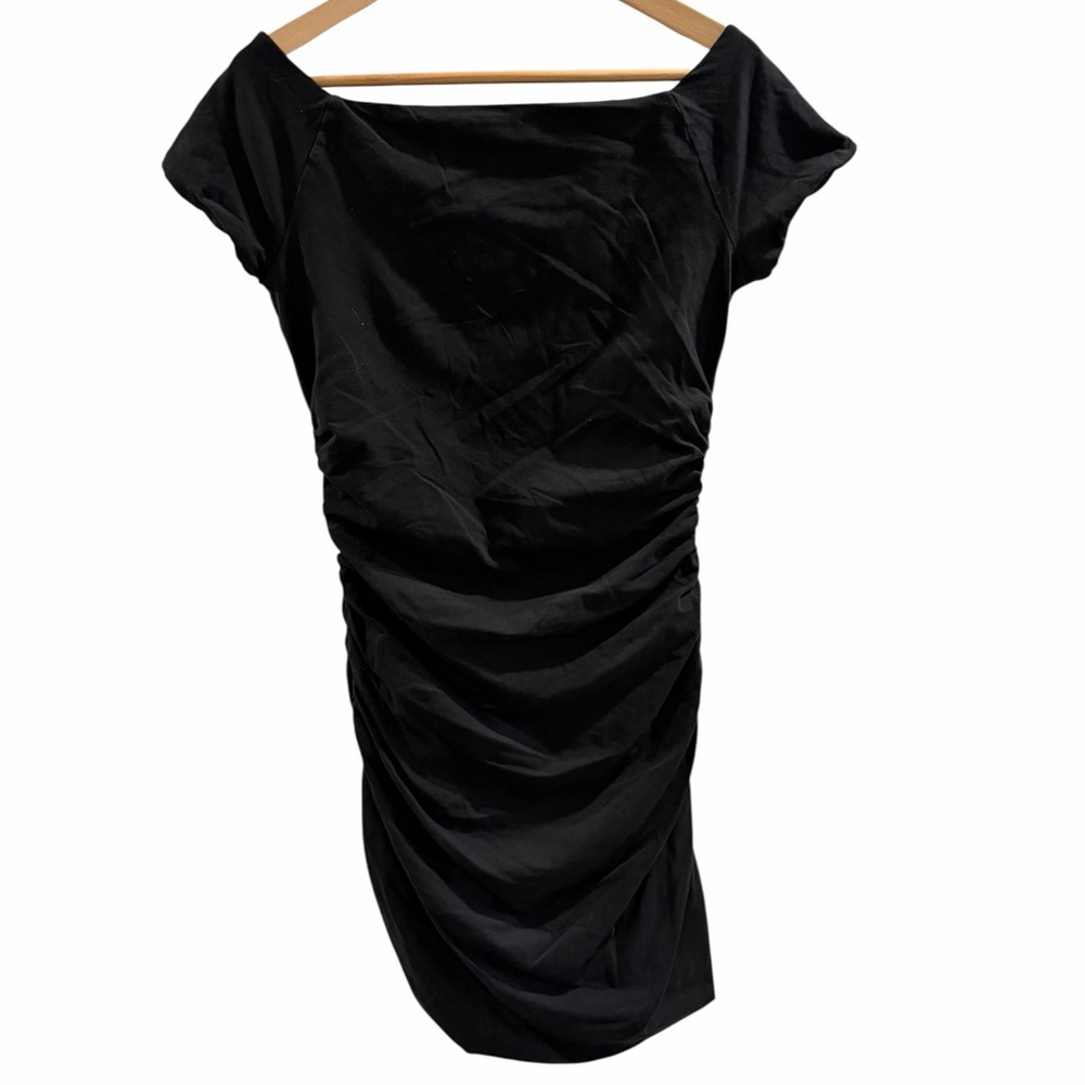 Boden Ruched Off Shoulder Dress - Picture 2 of 7